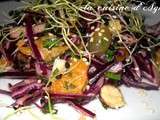 Salade chou rouge croquante et vitaminée