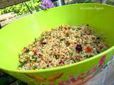 Salade de quinoa et boulgour