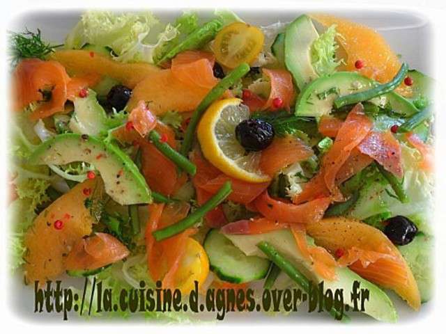 Les Meilleures Recettes De Salade Composee Et Saumon Fume