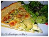 Tarte courgette aux 3 fromages