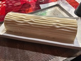 Bûche glacée à la noix de coco