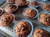 Muffins aux pépites de chocolat d’Eva
