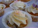Cupcakes coco myrtilles