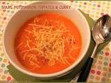 Soupe potimarron, tomates et curry (avec ou sans Cook'in de Guy Demarle)
