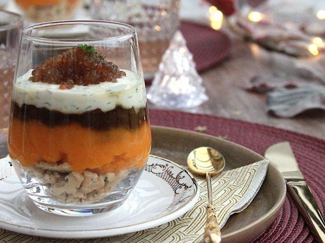 Dessert de Noël en verrines - Recette par Valérie du blog 1,2,3