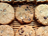 Cookies au beurre de cacahuètes & petites de chocolat