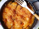 Gratin de pommes de terre aux fruits de mer