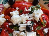 Poivrons grillés à la feta