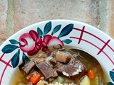 Soupe au pot-au-feu d'hier
