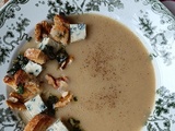 Soupe de haricots coco au Bleu