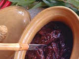 Tapenade d'olives noires aux figues