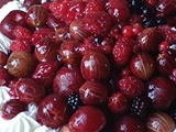 Tarte sans cuisson aux fruits rouges