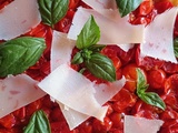 Tatin de tomates cerise au basilic