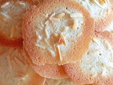 Tuiles aux amandes en bâtonnets