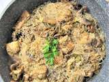 Poulet et légumes sautés aux vermicelles de riz - Rachel Cuisine