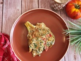 Aubergine en omelette