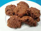 Biscuits au chocolat et cacahuètes (sans beurre)