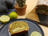 Cake marbré au thé matcha et citron vert