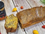 Cake marbré salé pesto rosso & tapenade