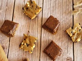 Carrés façon brownie cookie dough
