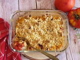 Crumble de tomates et au chèvre