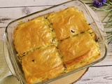 Feuilleté grec aux courgettes et à la feta [Kolokithopita]