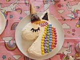 Gâteau anniversaire licorne