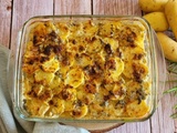 Gratin de pommes de terre au gorgonzola et parmesan