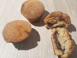 Muffins à la cannelle fourrés au nutella