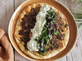 Pain libanais farcis