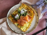 Pancakes finlandais asperges et saumon