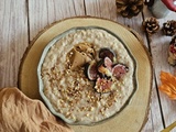 Porridge crémeux cannelle et figues