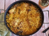 Poulet au poivrons et pâtes perles