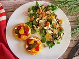 Tartelettes aux poivrons et tomates