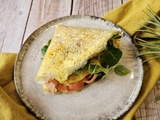 Wrap garni aux flocons d’avoine
