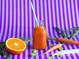 Soupe de carottes et céleri branche à l’orange