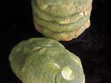 Cookies moelleux au chocolat blanc et thé vert matcha