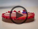Video – La tarte miroir chocolat et framboise par Sug’art, Cake Design – Montpellier