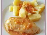 Filet de poulet sauce tomate à la crème et ses pommes de terre (Cookeo)