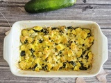 Gratin de courgettes au curry