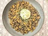 Lentilles façon risotto et leur oeuf poché