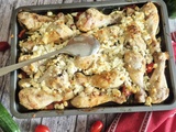 Poulet rôti à la grecque