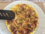 Quiche sans pâte thon, tomate et mozzarella
