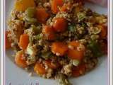 Quinoa aux légumes ww