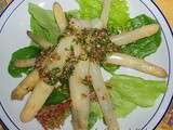 Salade tiède aux asperges