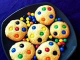 Cookies au m&m's