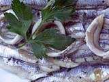 Anchois marinés - la recette des anchois marinés au citron