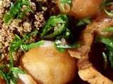 Couscous bel kadid (couscous à la viande séchée)