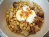 Lablabi - soupe tunisienne aux pois chiches