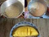 Riz gluant au lait de coco et mangue